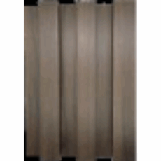 Muro panel tipo marimba de PVC